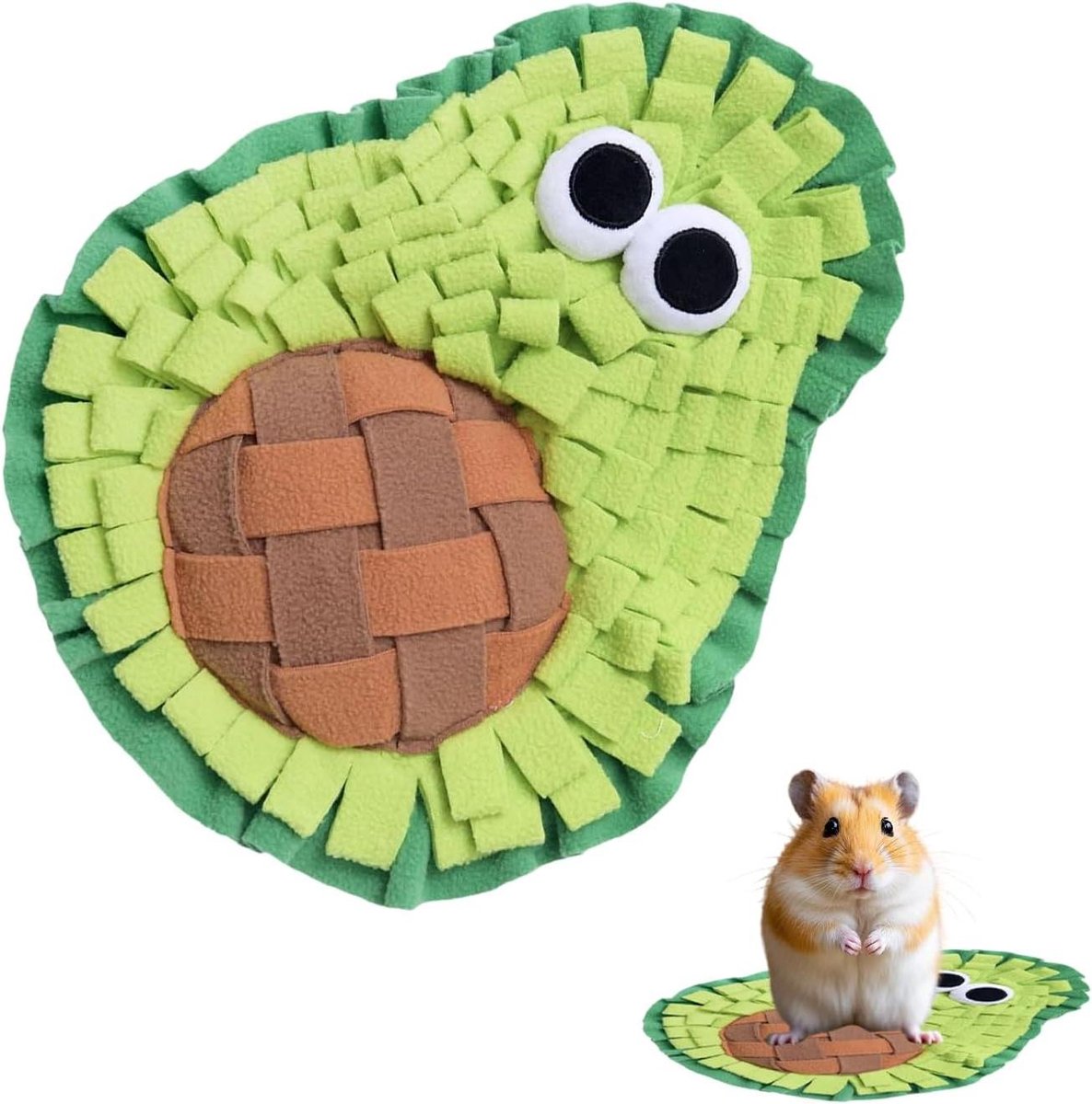 Hond Snuffelmat - Voedsel Puzzel Speelgoed - Huisdier Verrijking - Interactief Voer Zoeken - 25 x 20 x 3 cm