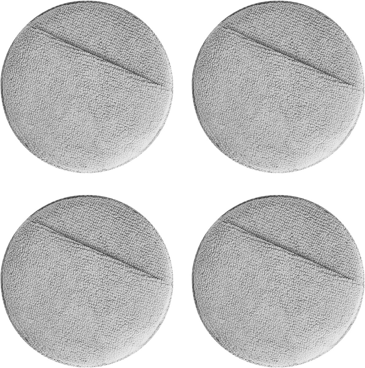 Microvezel Applicator Pads 5 Inch - Herbruikbare Wax Pads - Zachte Sponskern - Ideaal voor Olie en Polijsten - SnelShoppen