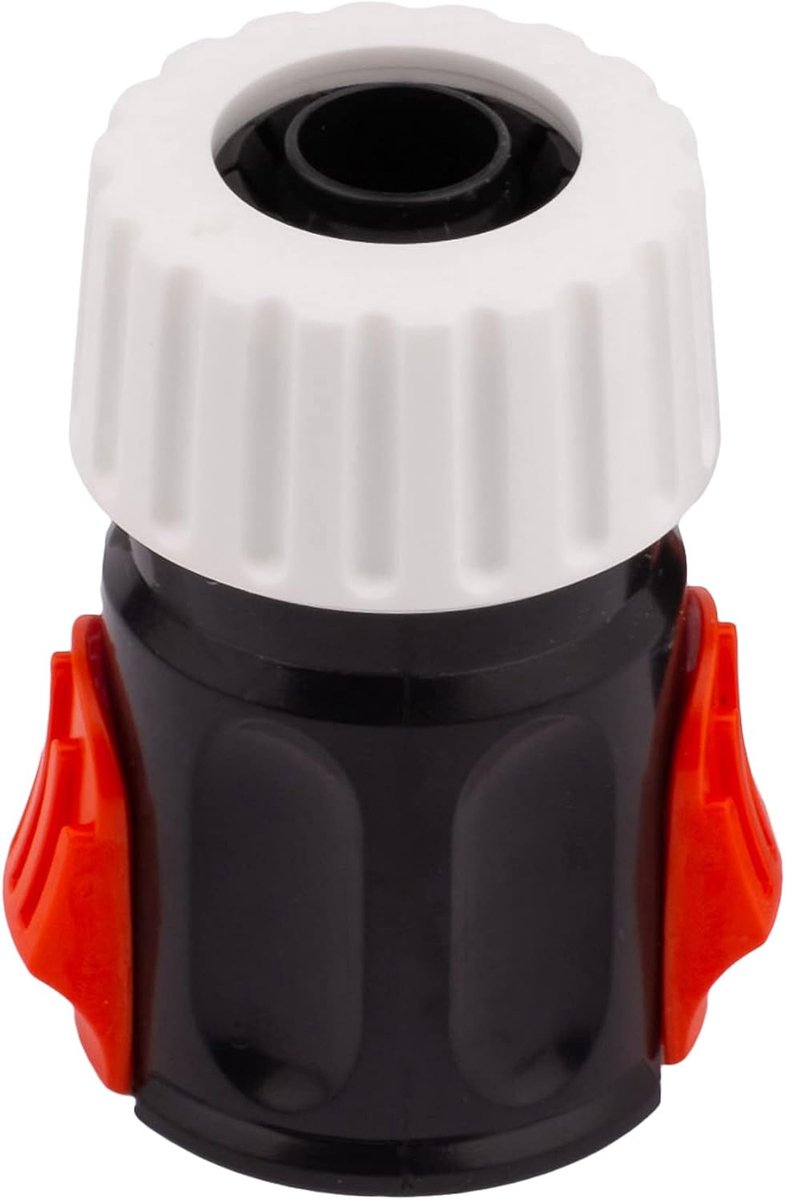 Hose connector 1/2 inch - gemaakt van 90% gerecycled plastic - eenvoudig aan te sluiten op kraan - milieuvriendelijk - SnelShoppen