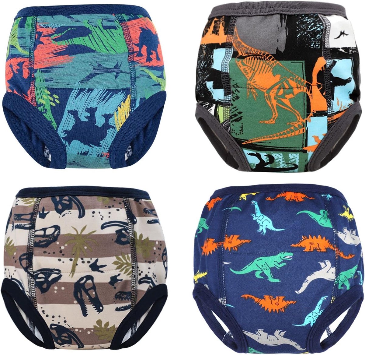Zachte trainingbroek jongens 2 jaar - Katoen - Dinosaurus - Voor zindelijkheidstraining - SnelShoppen