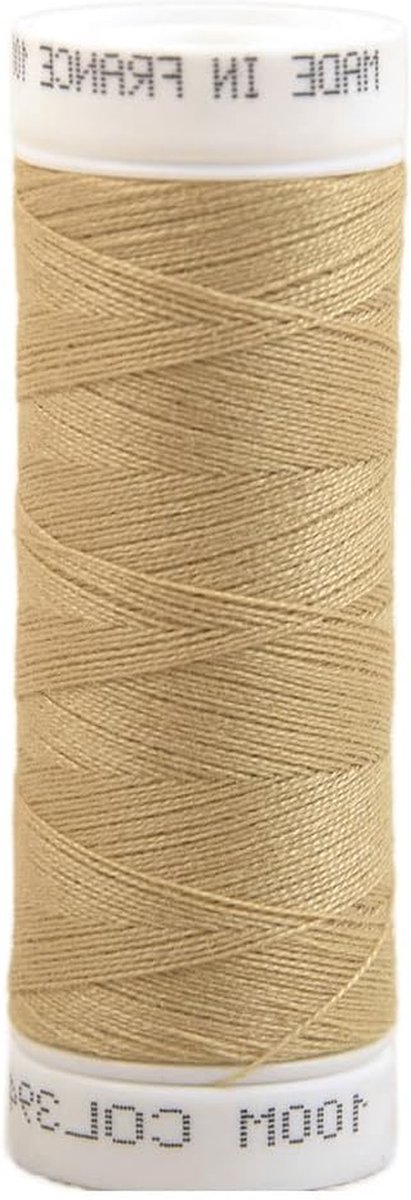 Naaigaren - Polyester Garen - Kleding Maken - Gemaakt in Frankrijk - 100 m - Beige