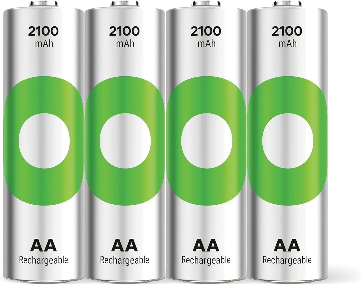 AA oplaadbare batterij 2100 mAh - NiMH - zeer lage zelfontlading - direct gebruik - SnelShoppen