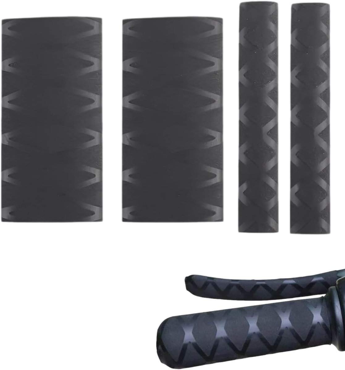 Motorfiets stuurgreepafdekkingen - 2 paar - waterdicht - antislip grip voor veilige ritten - ShopVlot