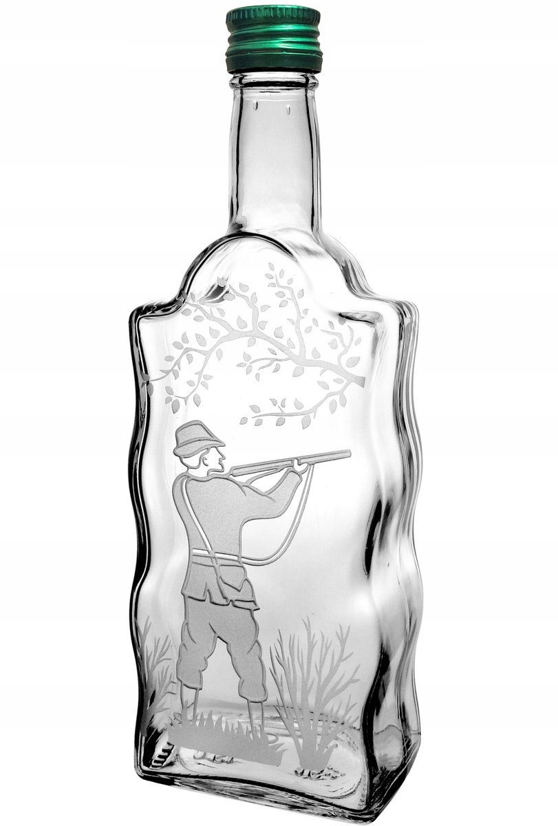Decoratieve 500ml Karaf met Jachtmotief - Merkloos