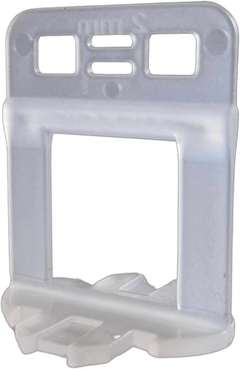 Tegelnivellering clips 2 mm - 250 stuks - voor 6-22 mm tegel dikte - perfecte vlakke resultaten - ShopVlot