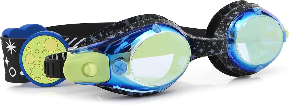 Zwemgoggles kinderen - zwarte uitvoering - ruimteontwerp - maximaal UV-bescherming - ShopVlot