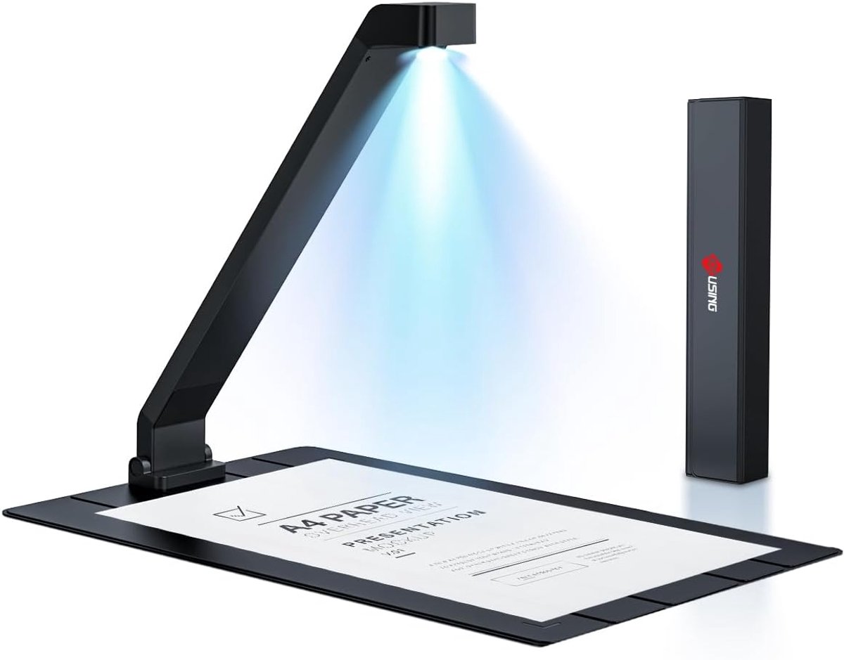 Documentscanner 13MP - USB documentcamera - A4 opnameformaat - Ideaal voor onderweg - ShopVlot