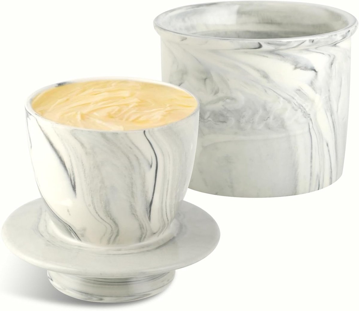 Butterglocke - Keramische Butterdose - Houdt boter vers en smeerbaar - Ideaal voor op tafel - SnelShoppen