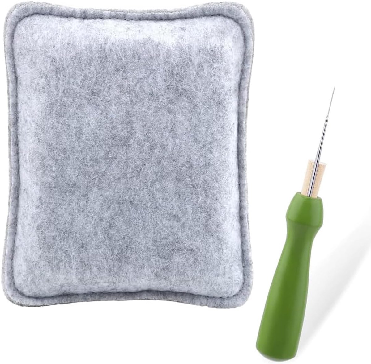 Viltmat 150 x 125 mm - Dry felting pad - Drie-laags structuur - Ideaal voor beginners - SnelShoppen