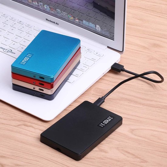 Externe Harde Schijf - Externe Opslag Mobiele Harddisk - Bestanden Opslaan - Ultradun Ontwerp — afbeelding 3