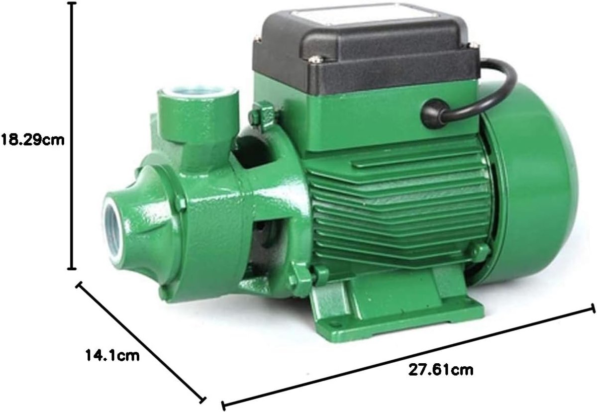 Elektrische Pomp - Huishoudpomp Randpomp - Water Verpompen - Gietijzeren Pomphuis - 230 Volt - Groen