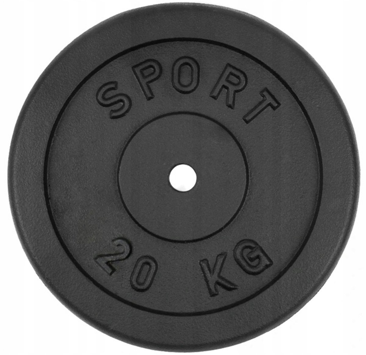 Merkloos IJzeren Gewichtschijf 20kg - 31mm Gatdiameter