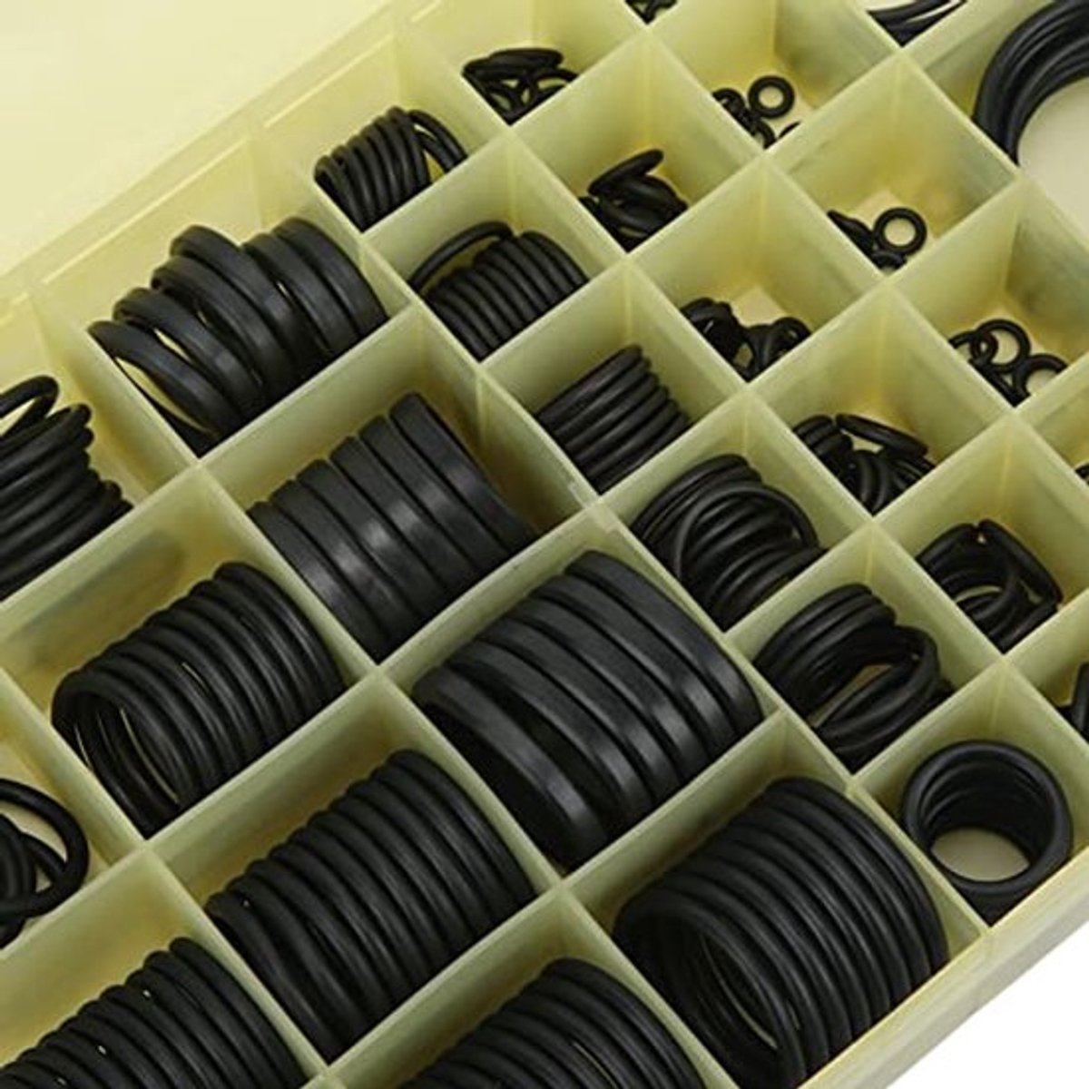Graafmachine O-ringset, 396-delige Universele Graafmachine-airconditioner O-ringassortiment met Rubberen Pakkingen voor Carter E-graafmachine, Pakkingen