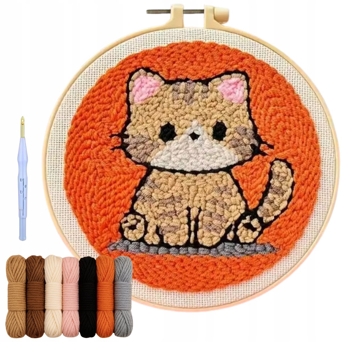 Punch Needle Set - Kattenpatron - Knutselpakket