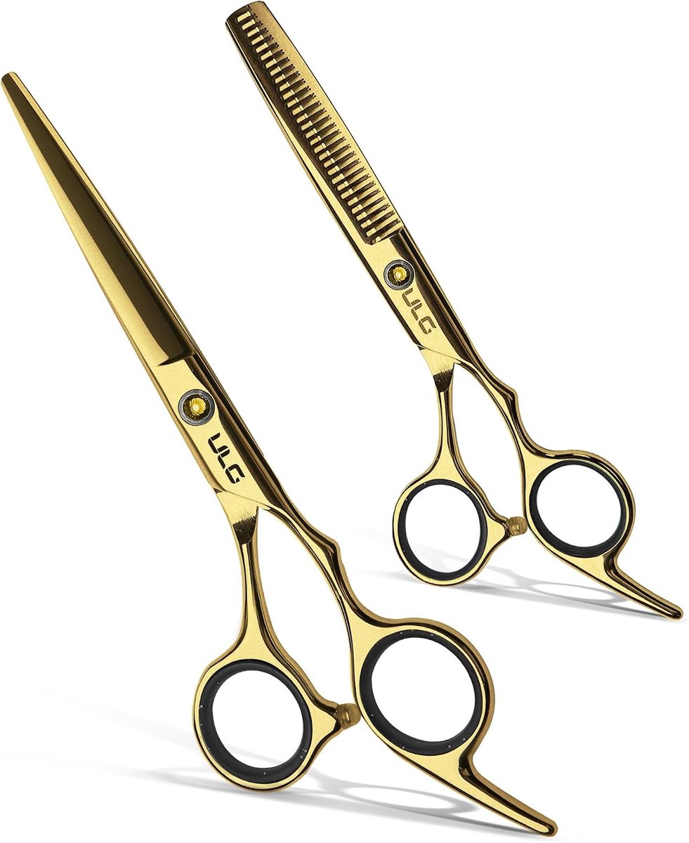 Haarknipschaar set 6.5 inch - Japanse roestvrijstalen scharen - Handgeslepen, professioneel - Voor moeiteloos knippen - ShopVlot