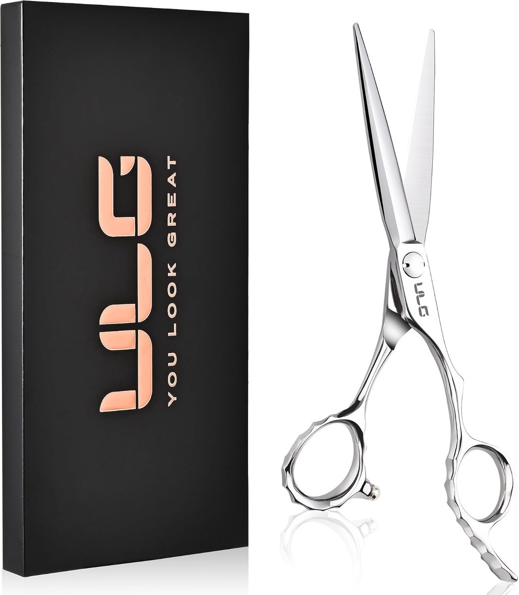 Kappersschaar 16,5 cm - Japanse roestvrijstalen 440C - Handgeslepen scherpe bladen - Perfect voor salon en thuisgebruik - ShopVlot