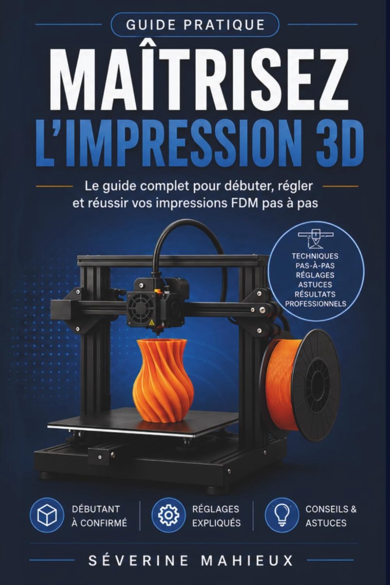 L’impression 3D: Le guide complet pour débuter, calibrer et réussir vos impressions 3D FDM (Cura, Bambu Studio, Anycubic, Creality…)