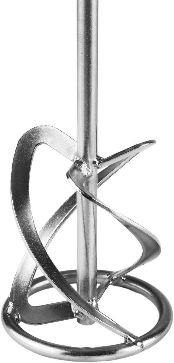 Menger Propeller - Mortel Roerder - Materiaal Mengen - Met Ring - 74 cm 12 cm - Zilver