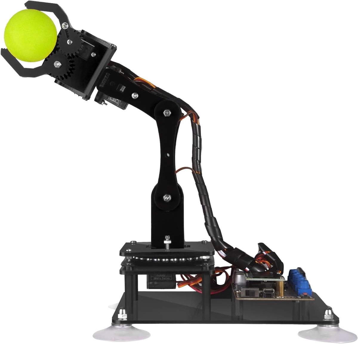 Robotarm Kit 5-DOF - 5-assige programmeerbare robot - OLED-display - Leer coderen met Arduino - ShopVlot