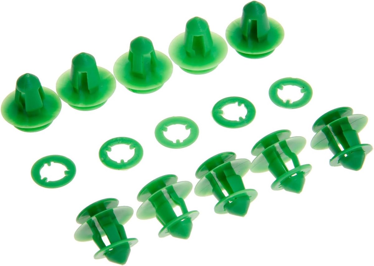 Rivet clips 50 stuks - 13 mm diameter - hoogwaardig kunststof - ideaal voor Mercedes Vito Viano W639 - ShopVlot