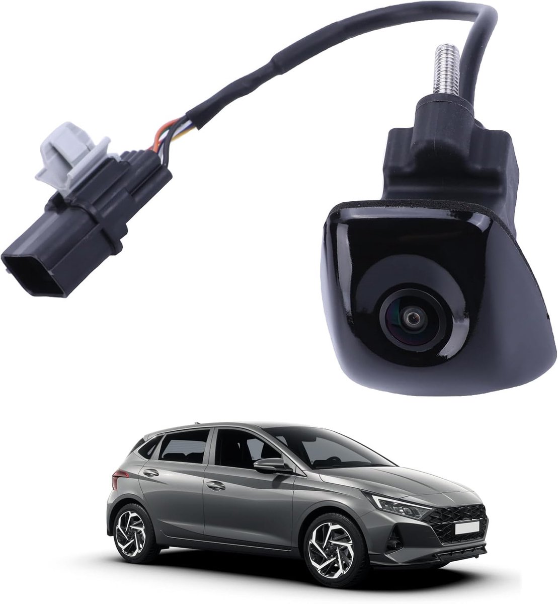 Achteruitrijcamera Hyundai I20 - breedhoek - LED - ideaal voor parkeren - ShopVlot