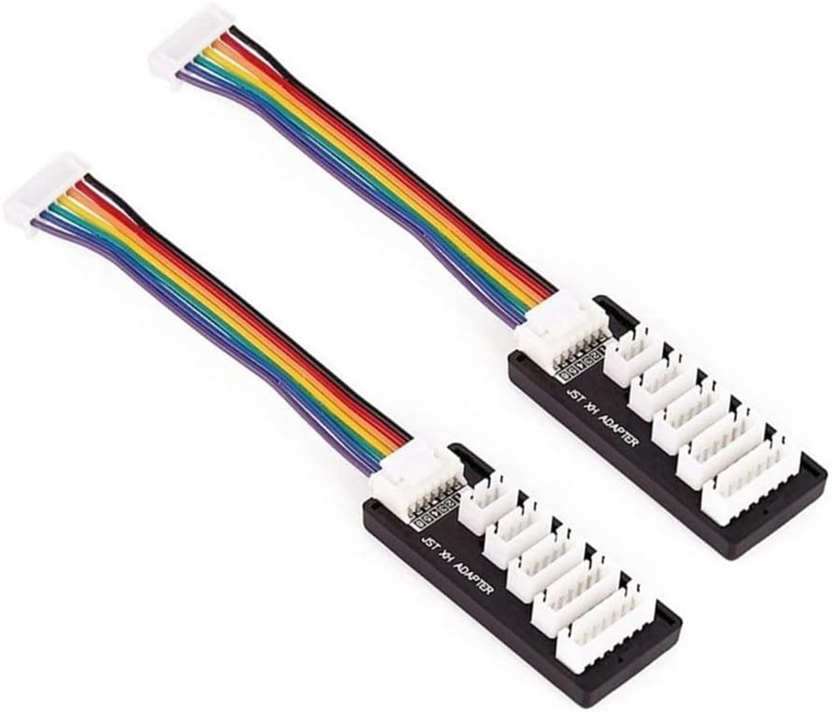 Balance Board Charger 2S-6S - JST-XH Adapterplaat - 2 borden + kabel - Professionele oplossing voor LiPo batterijen - ShopVlot