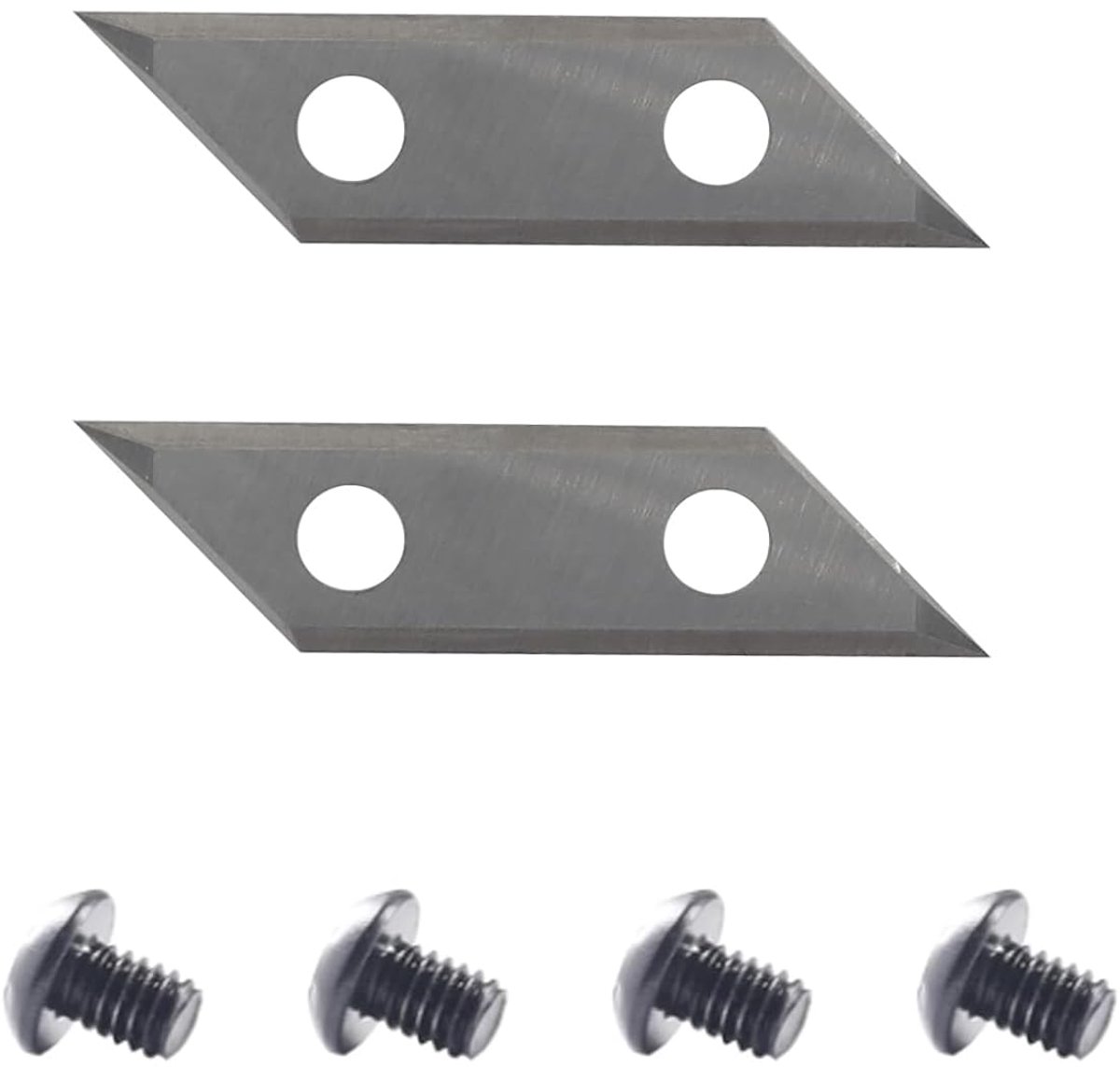 Carbide inserts 27 x 9 x 1.5 mm - 4-snijdende randen - omkeerbare messen - voor V-groeffrees - ShopVlot