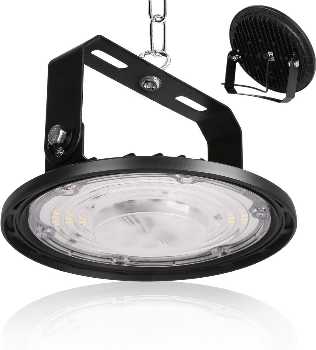 LED UFO high bay verlichting 100W - 144 LED lampen - IP65 waterdicht - Perfect voor fabrieken - ShopVlot