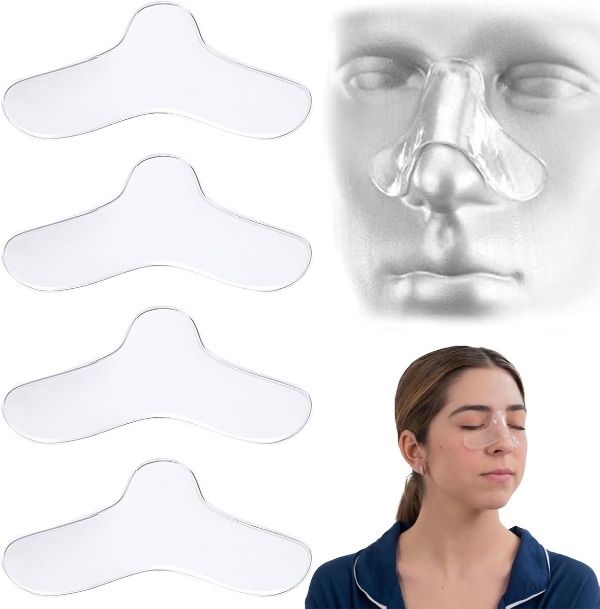 Nose Pads voor Slaapmasker - Universele Siliconen Neusbeschermer - Herbruikbaar en Comfortabel - ShopVlot