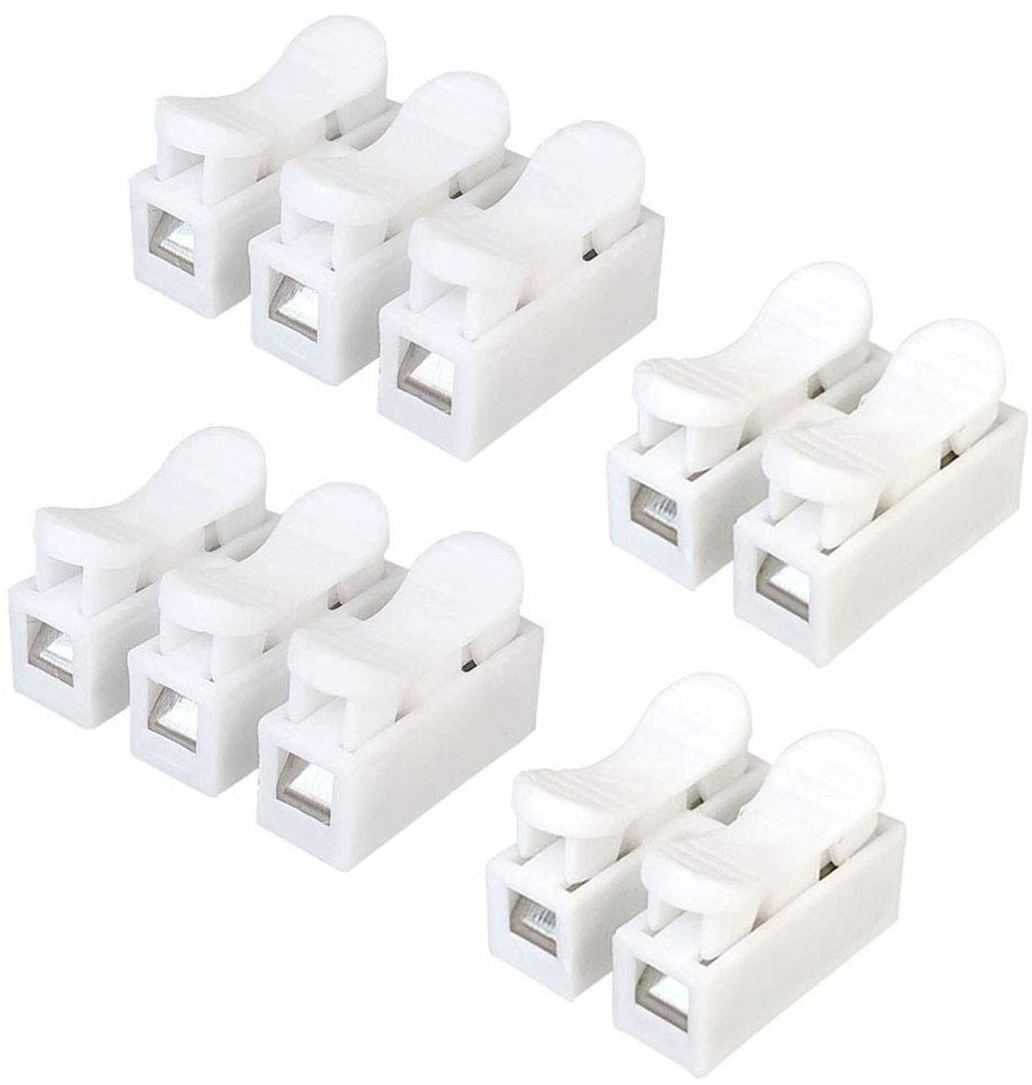 Connector set 90-delige - snelkabelverbinding - voor LED-strip verlichting - eenvoudige installatie - ShopVlot