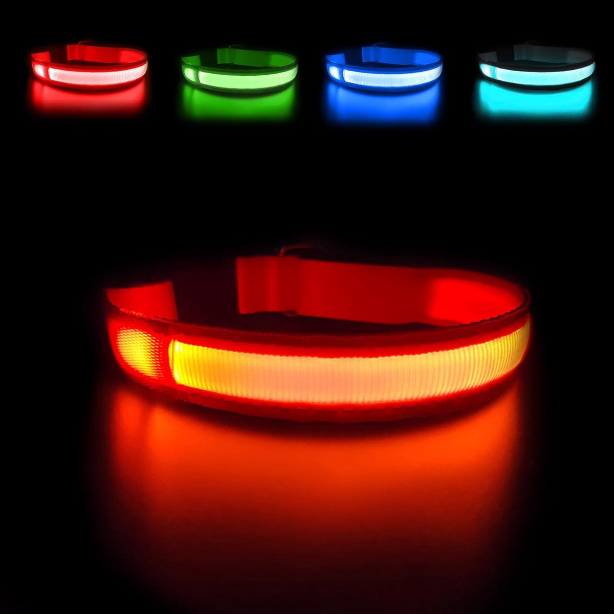 Hondenhalsband LED S - Oplaadbaar, Waterproof, 3 Lichtmodi - Veiligheid in het Donker - ShopVlot