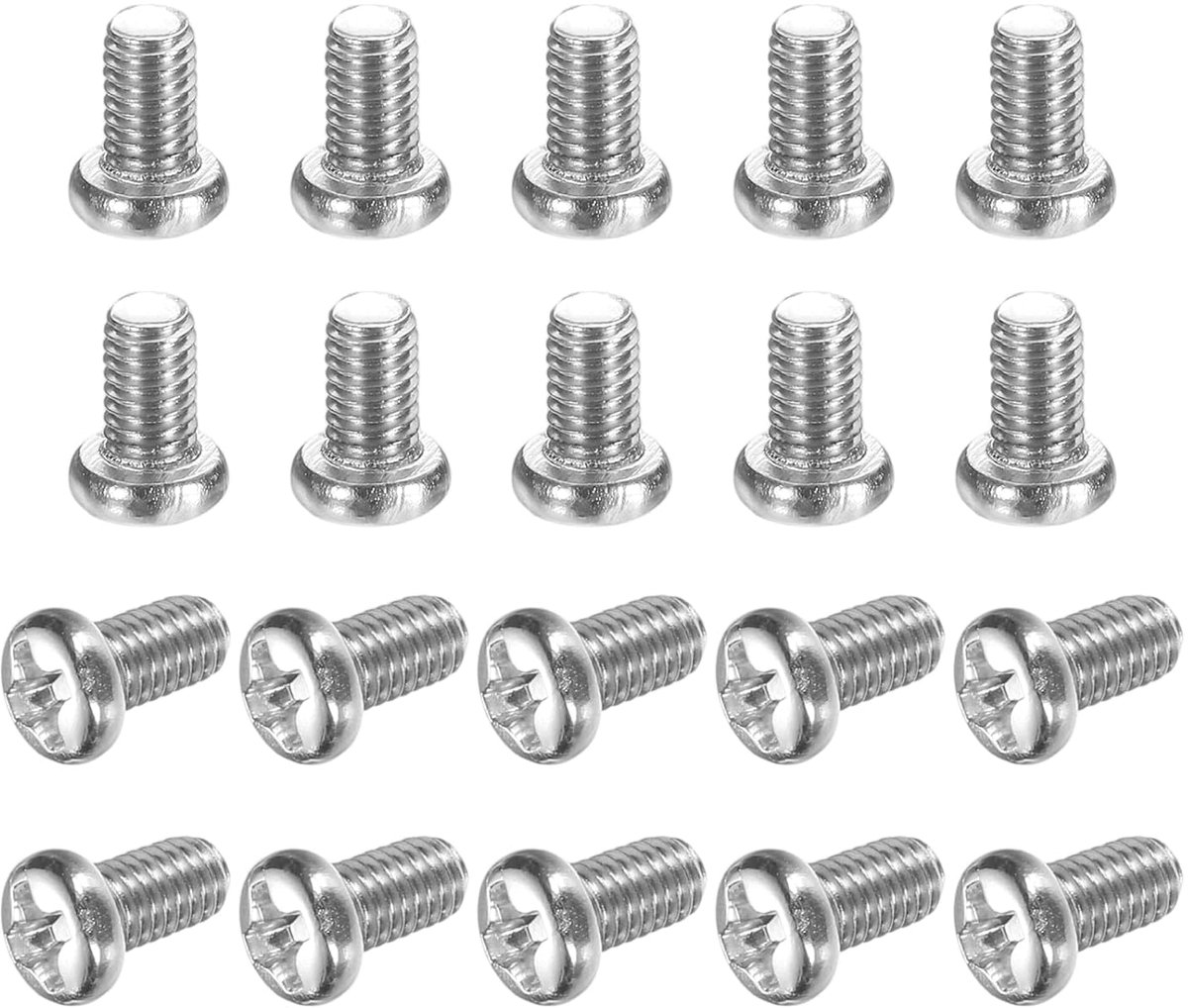 100 stuks pc-schroeven M3 x 5-0,5 lenskop, computerschroeven, koolstofstaal, zelftappende schroeven voor computer, moederbord, pc-ventilator, behuizing, camera, elektronische apparaten