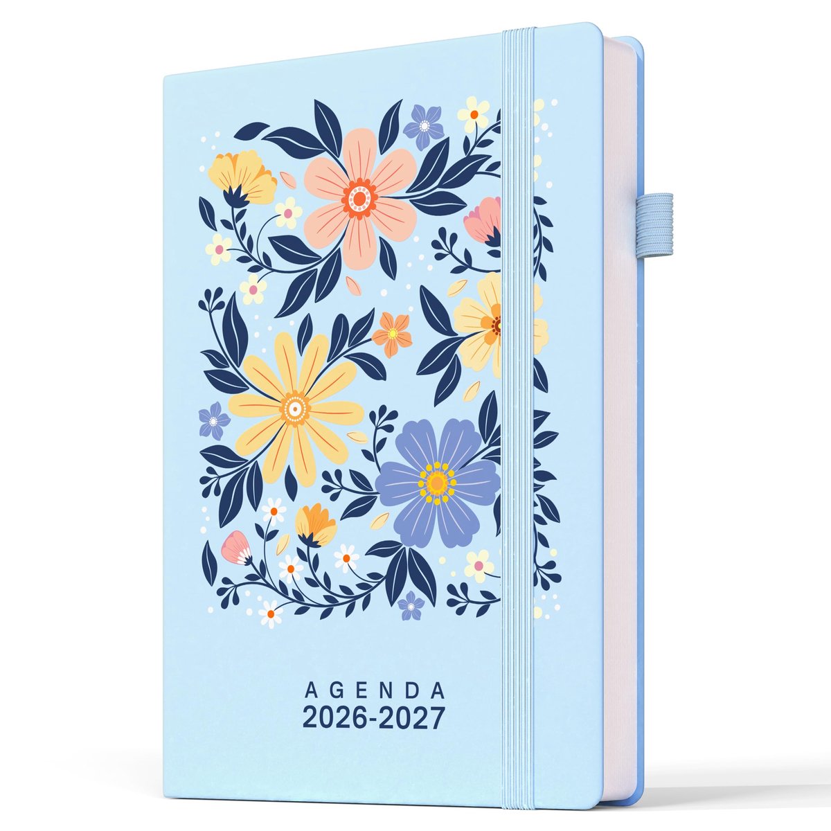 Kalender 2026-2027 weekplanner A5 - hemelsblauw - handig formaat - perfect voor organisatie - SnelShoppen