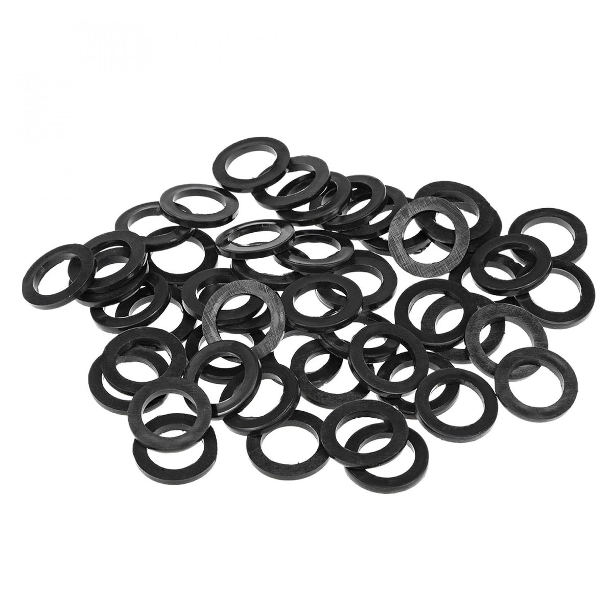 Sourcing map 50 stuks platte sluitringen afdichtingen assortiment afdichtringen O-ring kit 23 mm OD 2,5 mm
