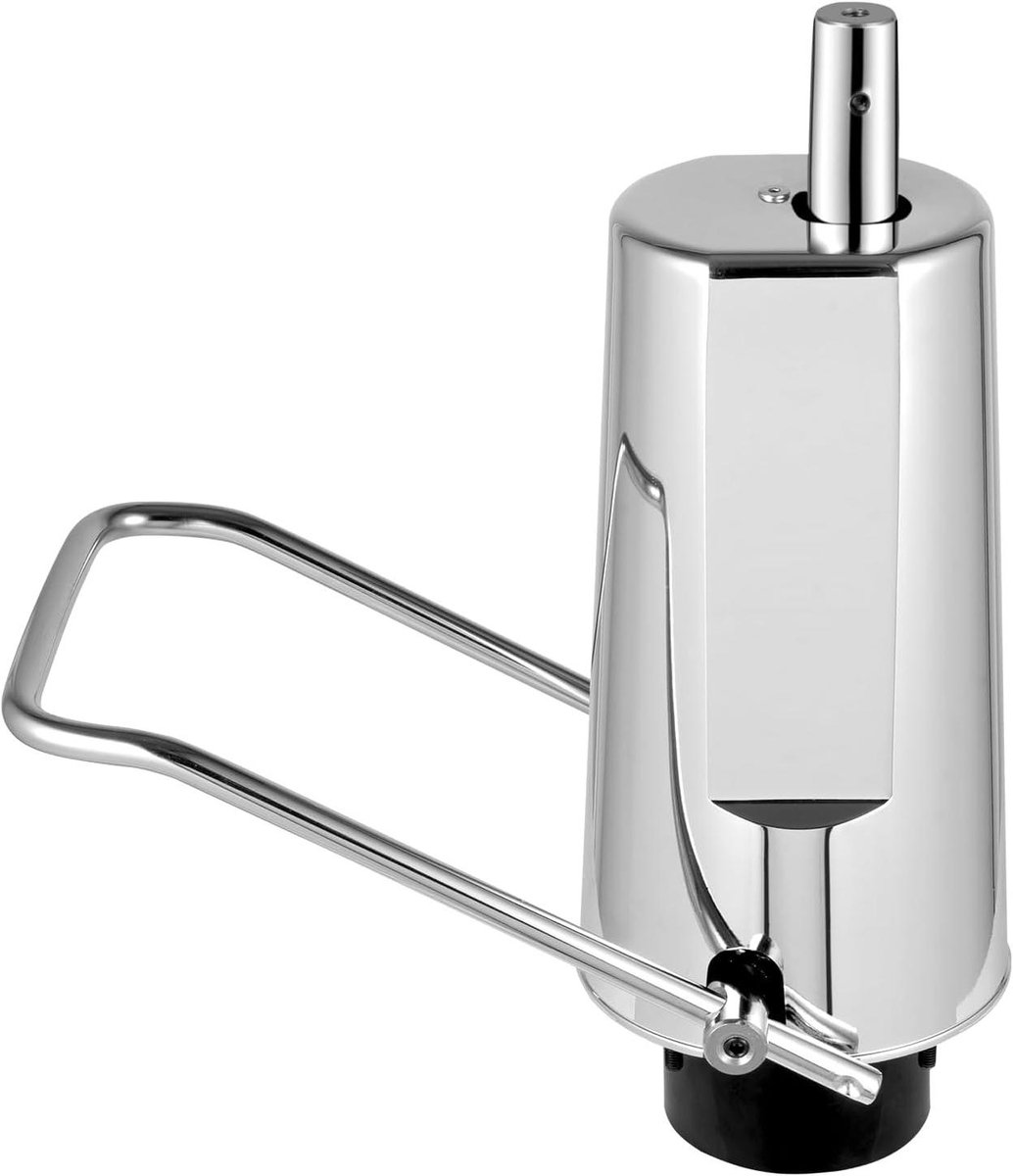 Kappersstoel Pomp - Stoelpomp Hydraulische Pomp - Stoel Verstellen - Hoog Draagvermogen - 11 cm Verstelbaar - Zilver