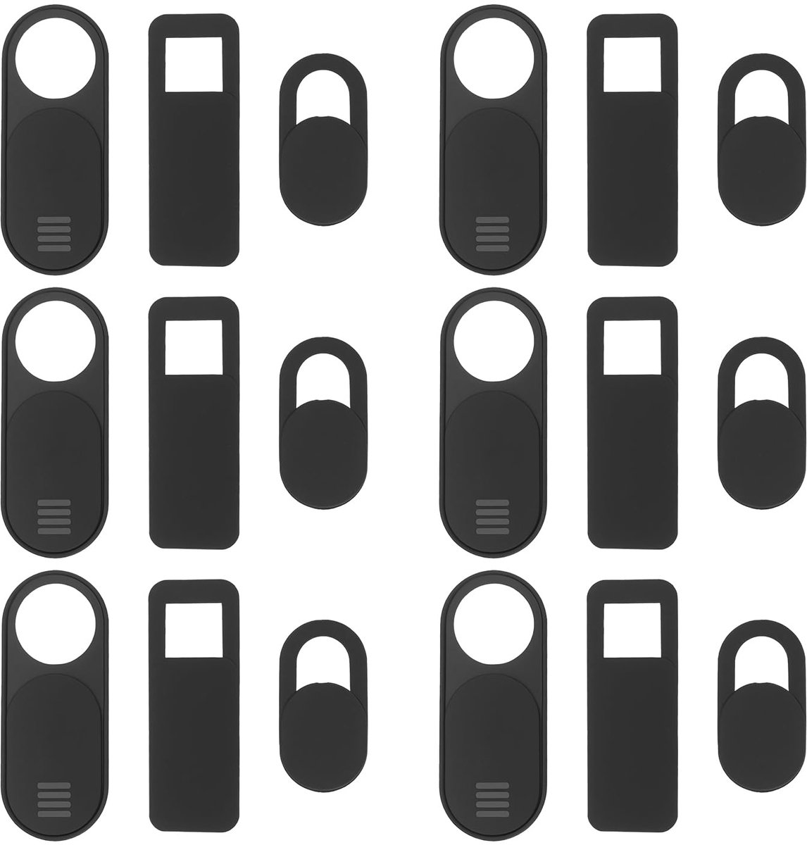Webcam cover slider 18 stuks - sliding type - bescherming voor camera - privacy en veiligheid - SnelShoppen