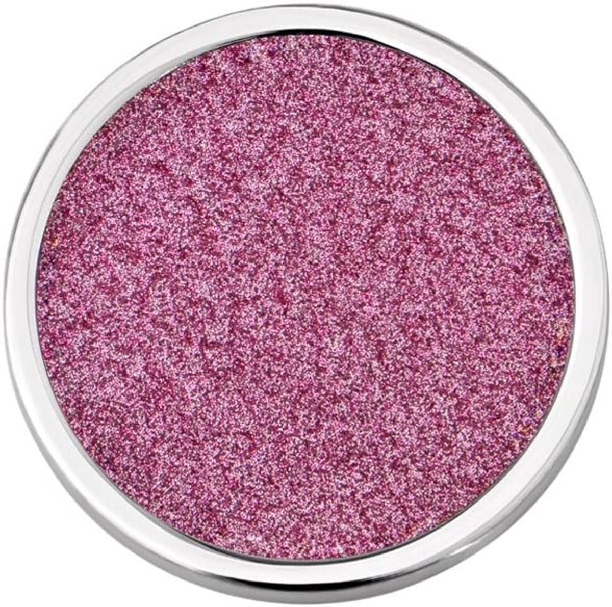 Dames Coin 25mm RVS Zilver met Glitters Roze voor Munthouders en Kettingen
