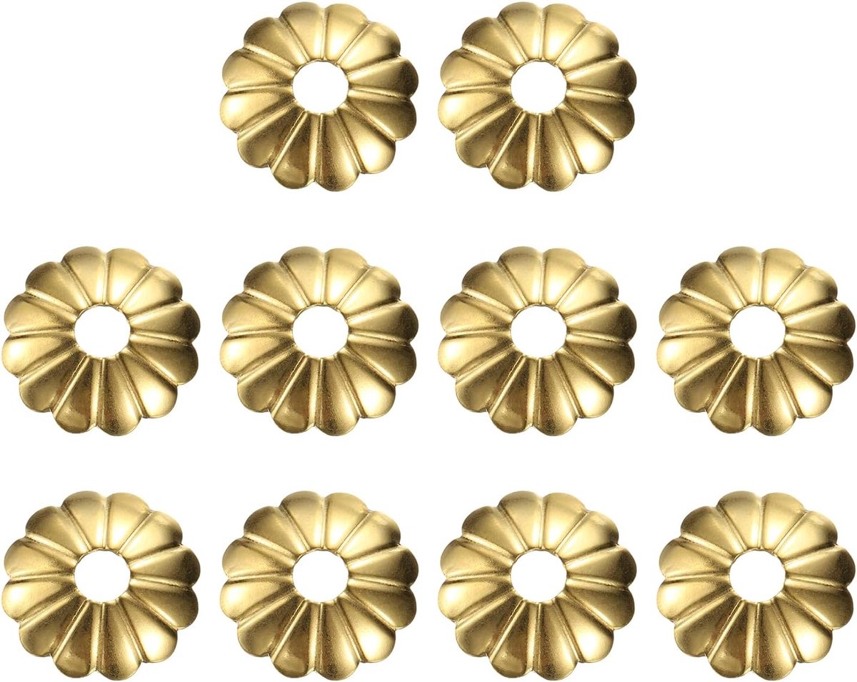 10 stuks achterplaten voor kastgreep, 0,91 inch, trommelvorm, pruim, radiaal, messing, achterplaat, klassieke decoratie voor meubels, afdichting voor laden, kast