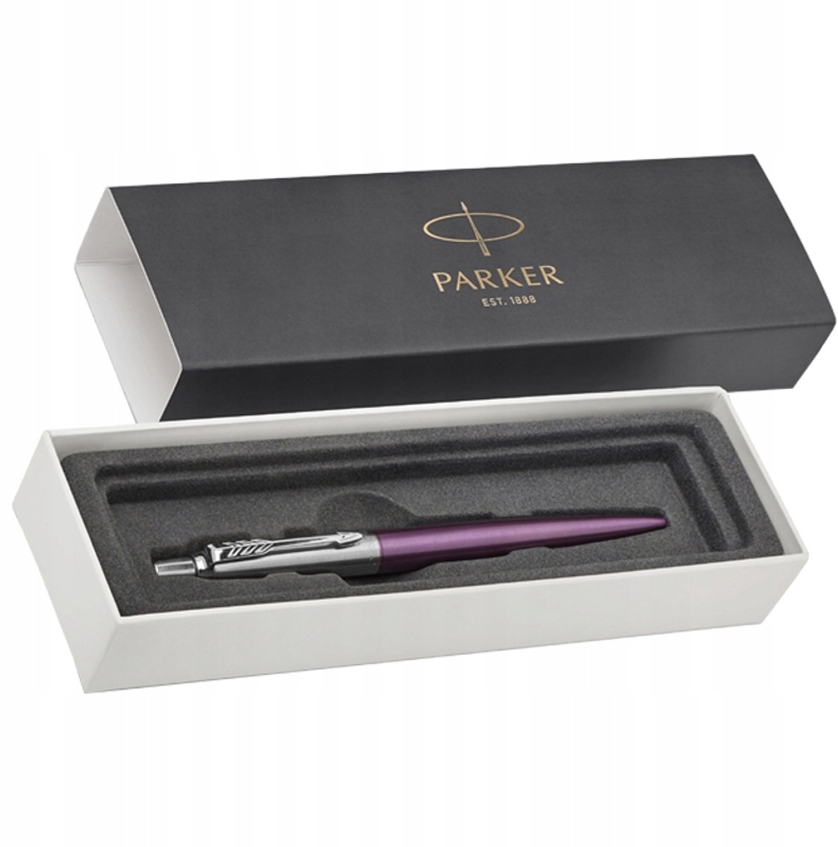 Merkloos Kantoor Pen - Stijlvol Violet met Blauwe Inkt