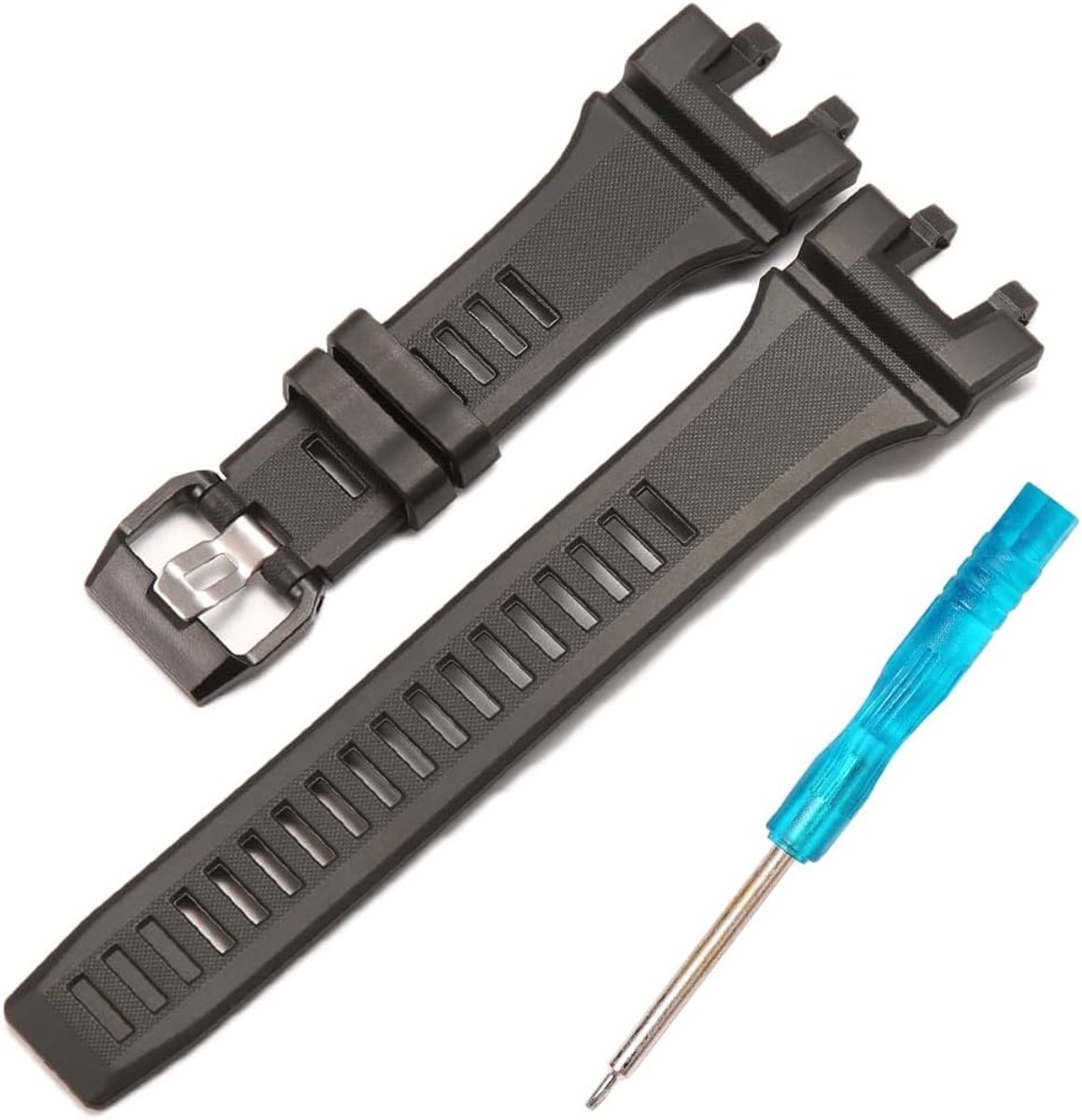 Horloge band voor Casio GBA900 - rubber - waterdicht - sportieve vervangband - SnelShoppen