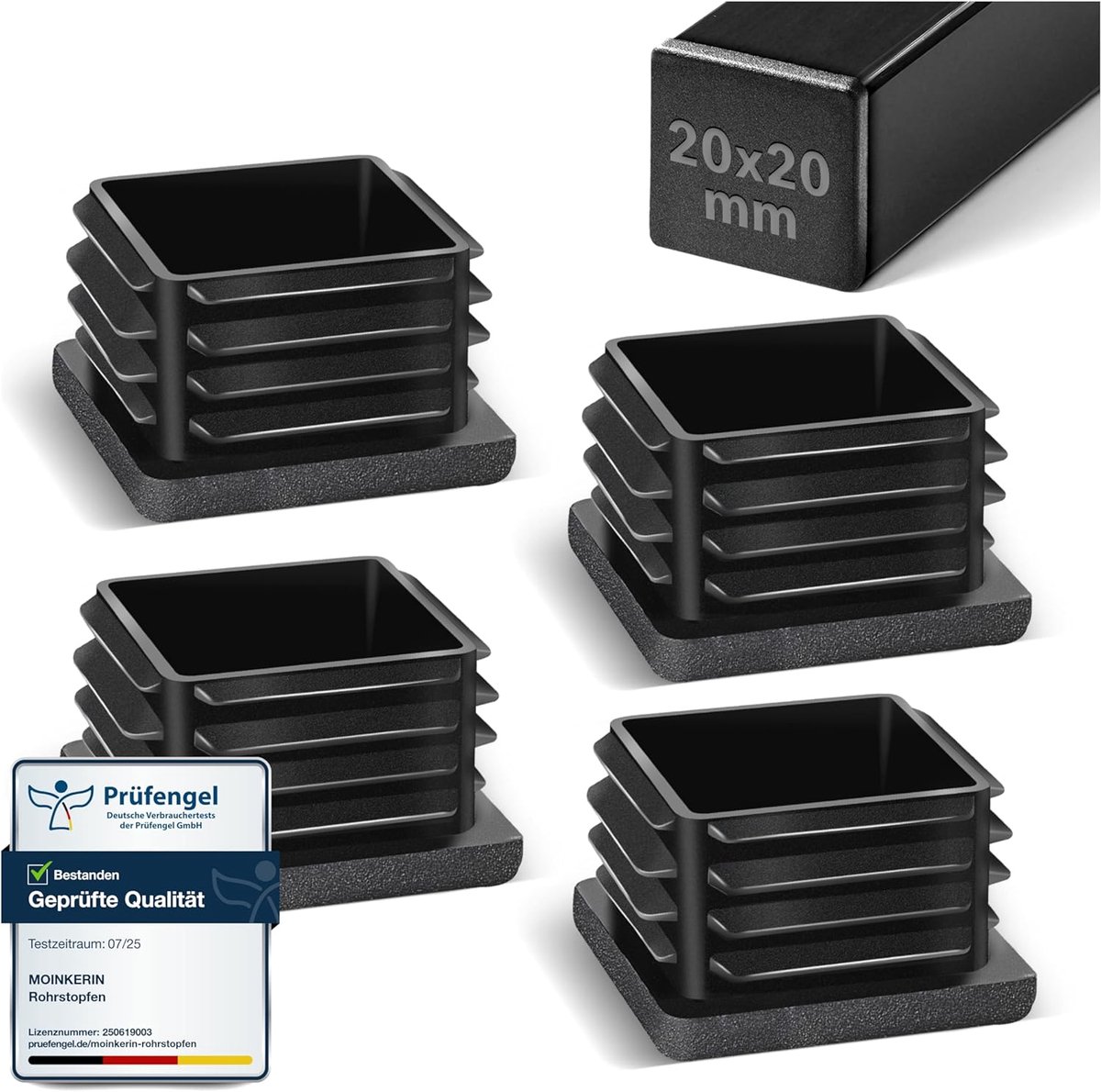 Ronde buisstopper 20 mm - 12 stuks - geschikt voor aluminium, staal en kunststof - voorkomt lekkages - SnelShoppen