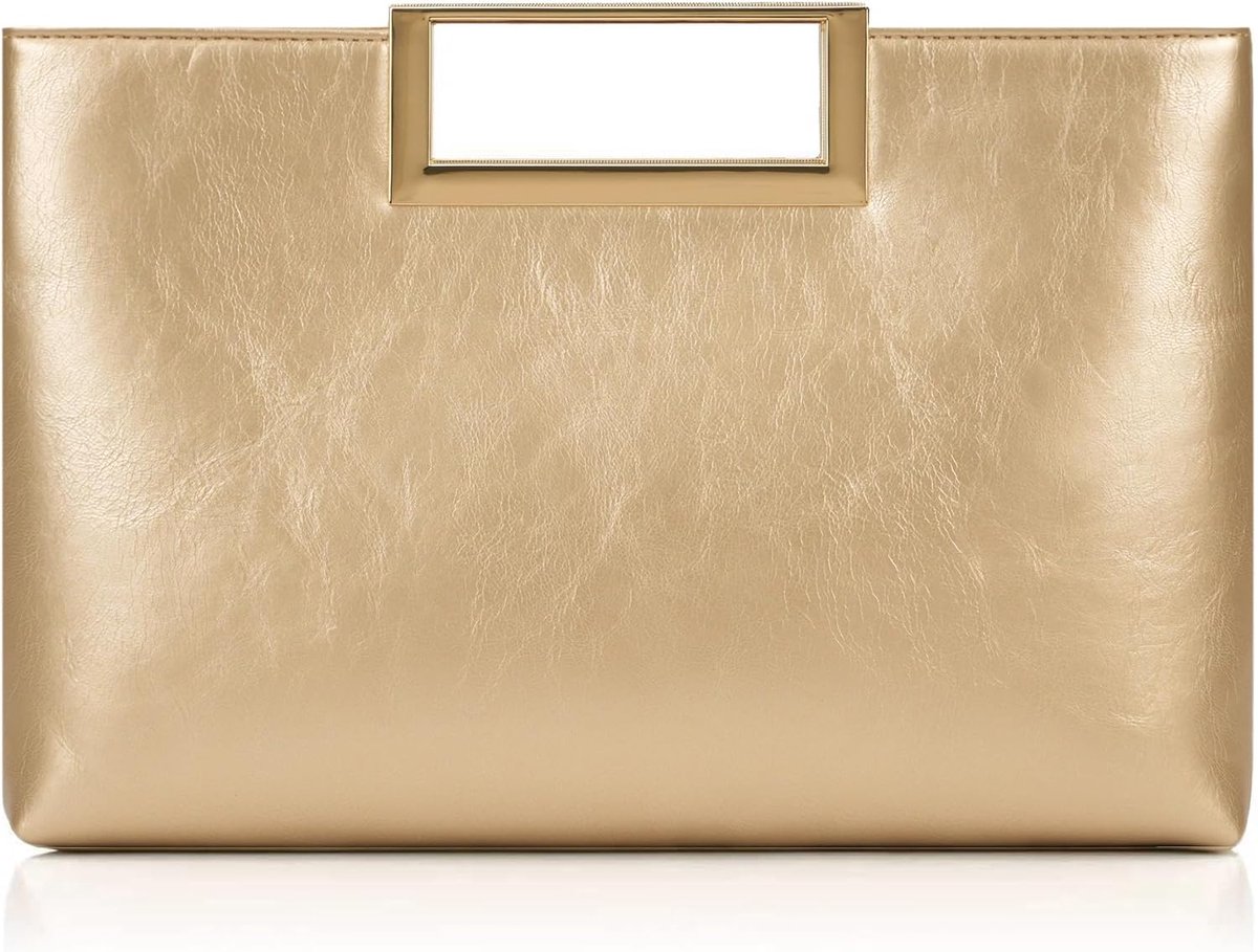 Dames Clutch Handtas - Elegante Avondtas - Met Handvat - Ideaal voor Bruiloften - SnelShoppen