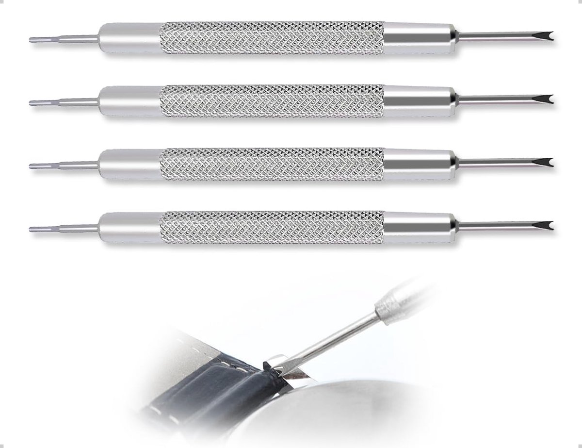 Verwisselbare horlogeband gereedschap - 4 stuks - spring pin tools - voor het verwijderen van pinnen - SnelShoppen