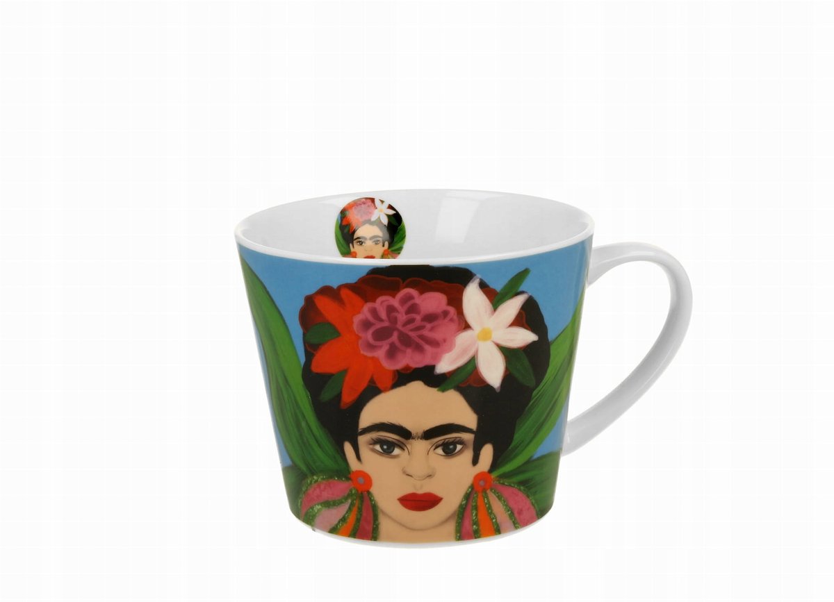 Grote Porseleinen Mok Mexicaanse Kunst 600ml - Duo