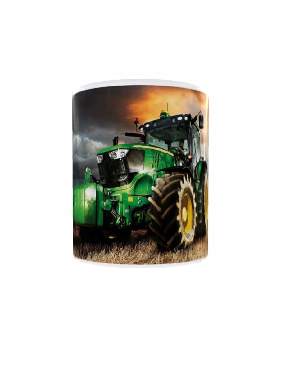 Keramische mok 300 ml met tractorafbeelding