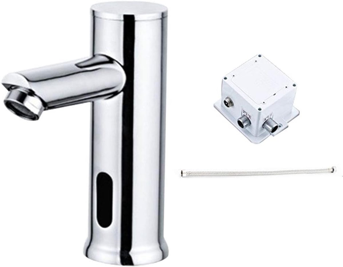 Basin Kraan Elektrisch - Automatische Sensor - Messing - Ideaal voor moderne keukens en badkamers - ShopVlot