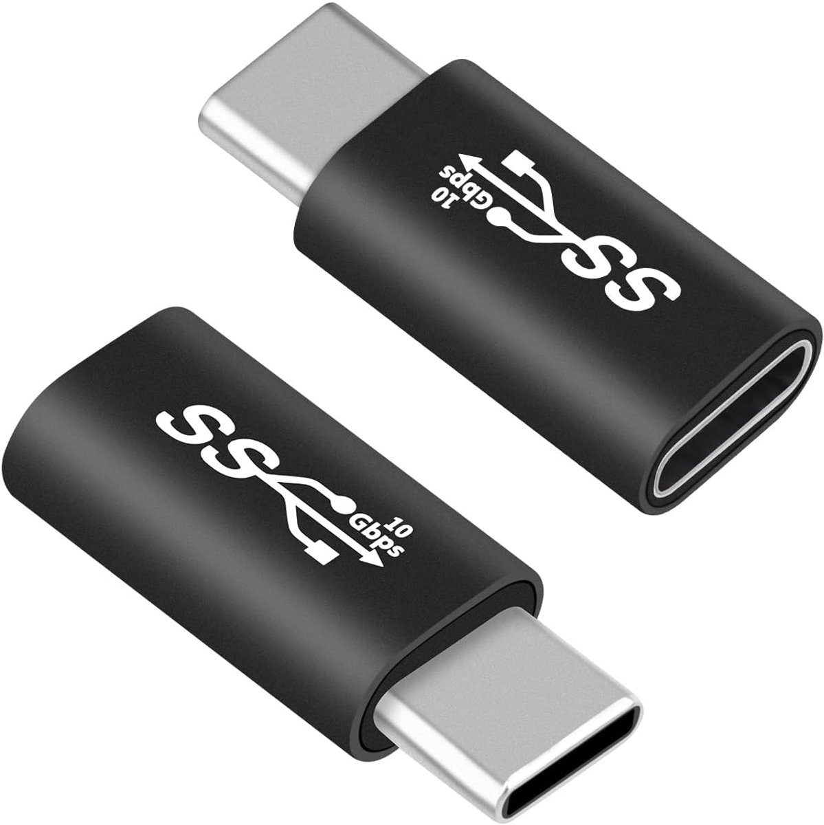 USB C Extensie Adapter - 10Gbps USB C Mannelijk naar Vrouwelijk - Ondersteunt Gegevensoverdracht & Opladen - ShopVlot