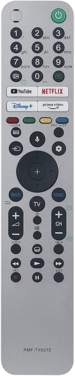 Afstandsbediening RMF-TX621E - Vervangend model - Compatibel met Sony 3D Smart TV's - Eenvoudig te gebruiken - ShopVlot