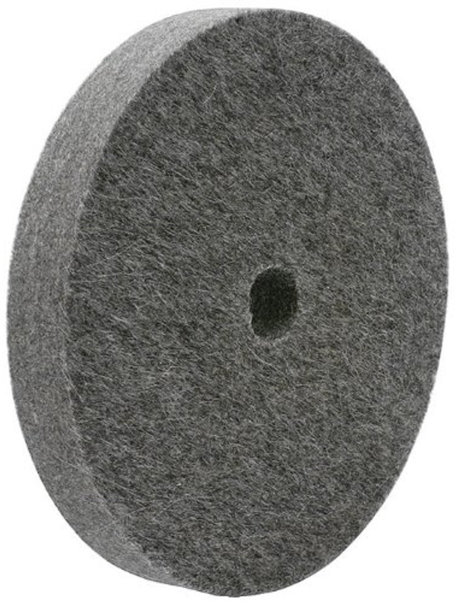 Polijstschijf 150 x 20 mm - Wolvilt melange - Recht - Voor een hoogwaardige afwerking - ShopVlot