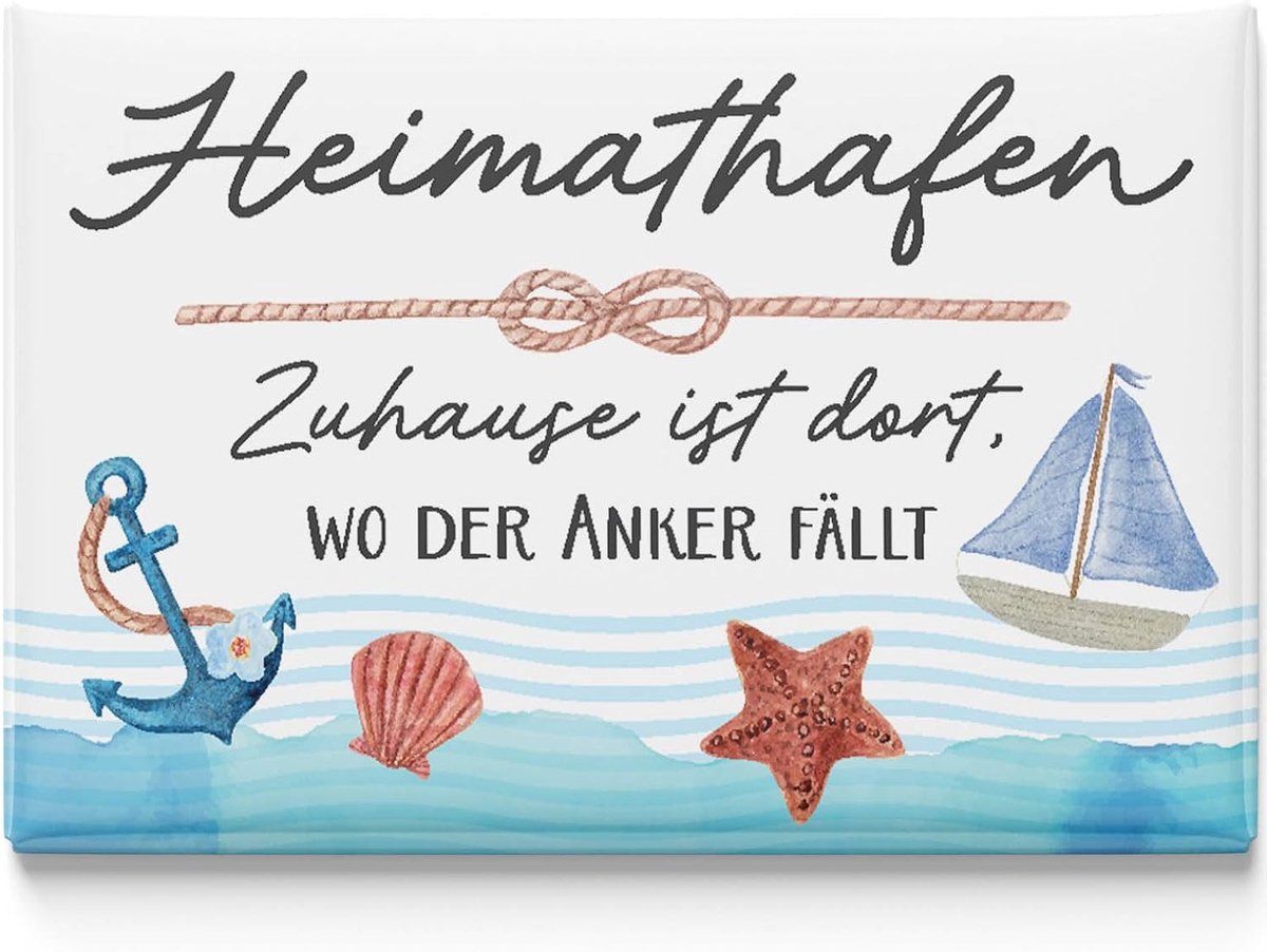 Fridge magnets grappig - 8 x 5.5 cm - retro motieven - breng plezier in je keuken - ShopVlot